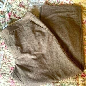 M&S Taupe Mix Wide Leg Trouser